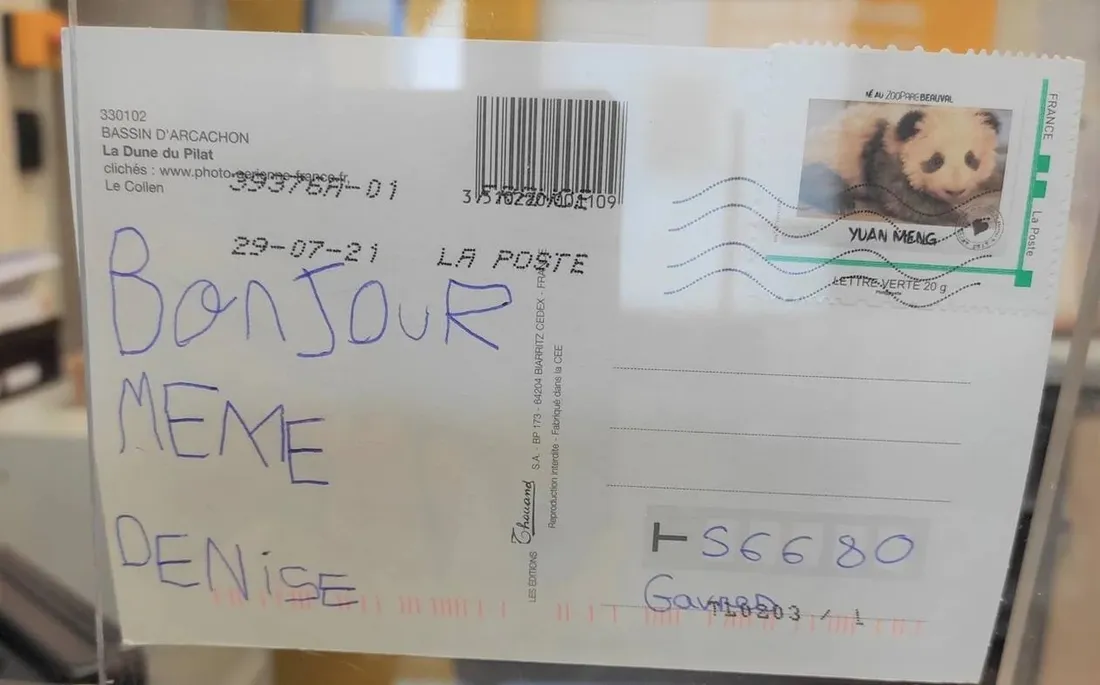 La carte postale de "Mémé Denise "